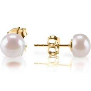 Women’s Pearl Earrings Quality Cultured Pearls for Women Girls Earrings for Teen